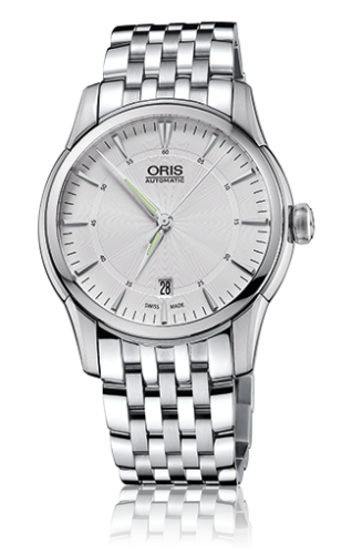 Oris - 01 733 7670 4051-07 8 21 77 x  Artelier Date 40 Stainless Steel / Silver / Bracelet