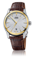 Oris Artelier Date 40 Stainless Steel - Yellow Gold / Silver / Bracelet (01 733 7670 4351-07 5 21 70FC x)