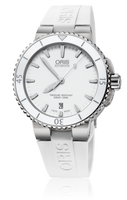 Oris Aquis GMT 43.5 Stainless Steel / Blue / Calf (01 733 7676 4156-07 4 21 31)