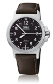 Oris - 01 735 7641 4164-07 5 22 55  BC3 Advanced Day Date Stainless Steel / Black / Leather