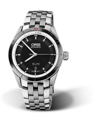 Oris - 01 735 7662 4154-07 8 21 85  Artix GT Day Date Stainless Steel - Ceramic / Black / Bracelet