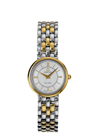 Omega - 7374.31.00  De Ville Classic Quartz 33 Stainless Steel / Yellow Gold / Silver / Bracelet