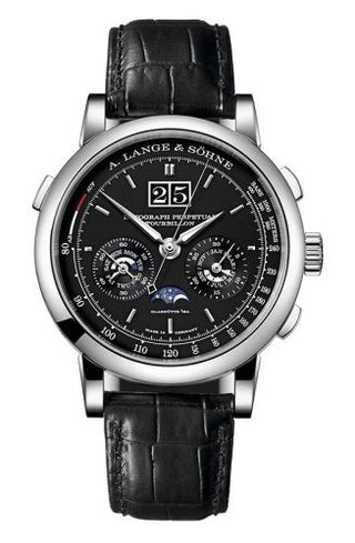 A. Lange & Söhne - 740.036  Datograph Perpetual Tourbillon Platinum / Black