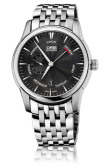 Oris - 01 745 7666 4054-07 8 23 77  Artelier Small Second Pointer Day 44 Stainless Steel / Black / Bracelet