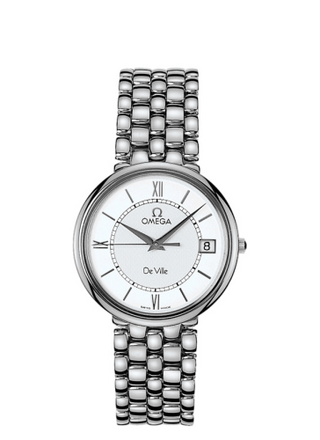 Omega - 7514.21.00  De Ville Classic Quartz 33 Stainless Steel / Silver / Bracelet