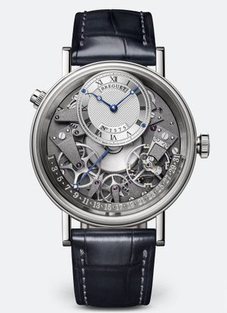 Breguet - 7597BB/G1/9WU  Tradition 7597 Quantième Rétrograde White Gold / Silver