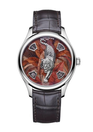 Vacheron Constantin - 7600C/000G-B455  Les Cabinotiers Majestic Tiger White Gold / Red Wood