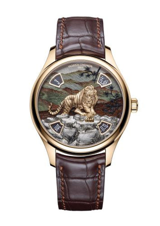 Vacheron Constantin - 7600C/000R-B447  Les Cabinotiers Les Cabinotiers Imperial Tiger Pink Gold / Green Wood