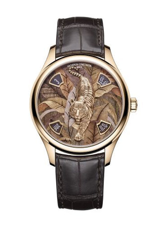 Vacheron Constantin - 7600C/000R-B454  Les Cabinotiers Majestic Tiger Pink Gold / Yellow Wood