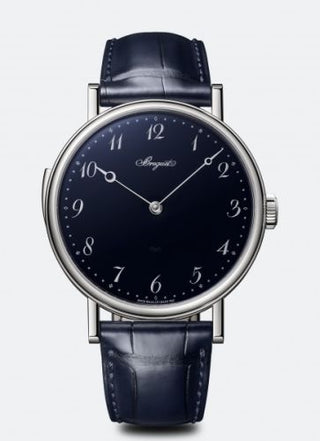 Breguet - 7637BB/2Y/9ZU  Classique Minute Repeater 7637 White Gold / Blue Enamel