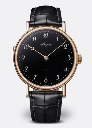 Breguet - 7637BR/2N/9ZU  Classique Minute Repeater 7637 Rose Gold / Black Enamel