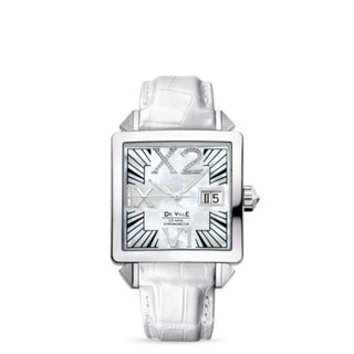 Omega - 7719.75.36  De Ville X2 Co-Axial 35 Big Date White Gold / MOP / White