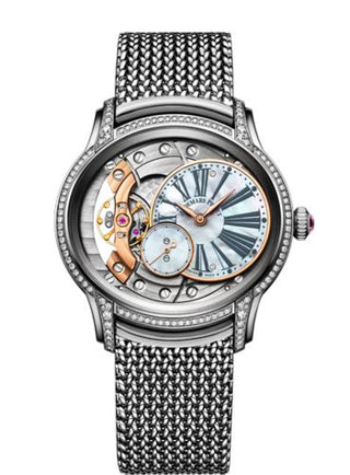 Audemars Piguet - 77247BC.ZZ.1272BC.01  Millenary Hand-wound White Gold / Mother of Pearl / Bracelet