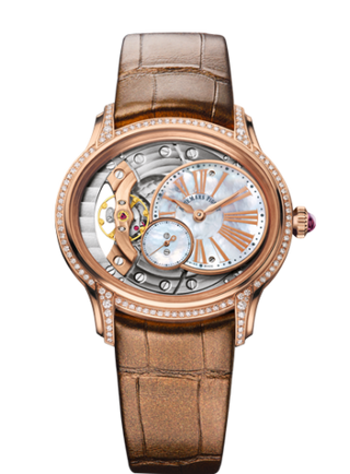 Audemars Piguet - 77247OR.ZZ.A812CR.01  Millenary Hand-wound Pink Gold / Mother of Pearl