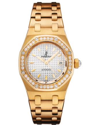 Audemars Piguet - 77321BA.ZZ.1230BA.01  Royal Oak Selfwinding 77321 Yellow Gold / Diamond / Silver / Bracelet