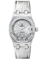 Audemars Piguet Royal Oak Selfwinding 77321 Stainless Steel / Diamond / Black / Alligator (77321ST.ZZ.D012CR.01)