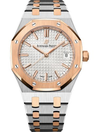 Audemars Piguet - 77350SR.OO.1261SR.01  Royal Oak Selfwinding 34 Stainless Steel / Red Gold / Silver / Bracelet