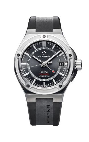 Eterna - 7740.40.41.1289  Royal KonTiki GMT Black / Rubber