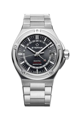 Eterna - 7740.41.41.0280  Royal KonTiki GMT Black / Bracelet