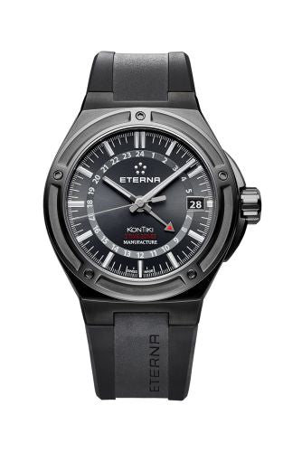 Eterna - 7740.43.41.1289  Royal KonTiki GMT Full Black