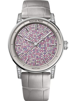 Audemars Piguet - 77410BC.ZZ.D132CR.01  CODE 11.59 Automatic 38 White Gold - Diamond / Diamond - Sapphire