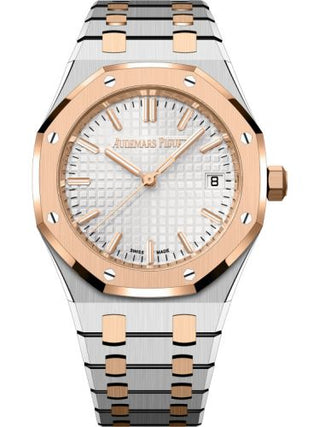 Audemars Piguet - 77450SR.OO.1361SR.01  Royal Oak Selfwinding 34 Stainless Steel - Pink Gold / Silver / Bracelet / 50th Anniversary