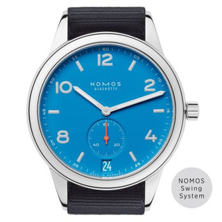 Nomos Glashütte - 777  Club Aqua Automat Datum Signal Blue