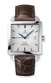 Omega - 7803.30.32  De Ville Byzantium Co-Axial 33.4 Co-Axial Stainless Steel / White / Almada