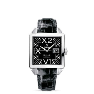 Omega - 7813.50.31  De Ville X2 Co-Axial 35 Big Date Co-Axial Stainless Steel / Black