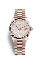 Rolex Datejust 31 Rose Gold / Fluted / Rose / President (78275-0021)