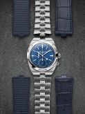 Vacheron Constantin - 7900V/110A-B334  Overseas Dual Time Stainless Steel / Blue