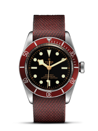 Tudor - 79230R-0009  Heritage Black Bay Red Manufacture / Burgundy Fabric