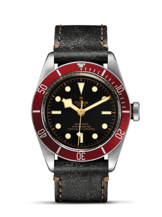 Tudor - 79230R-0011  Heritage Black Bay Red Manufacture / Strap