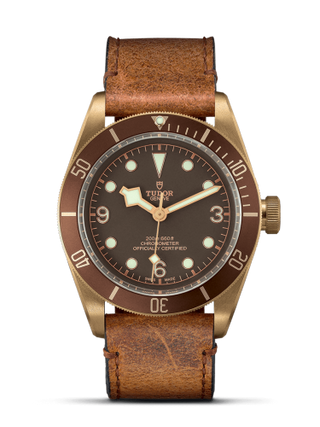 Tudor - 79250BM-0005  Heritage Black Bay Bronze / Brown / Leather