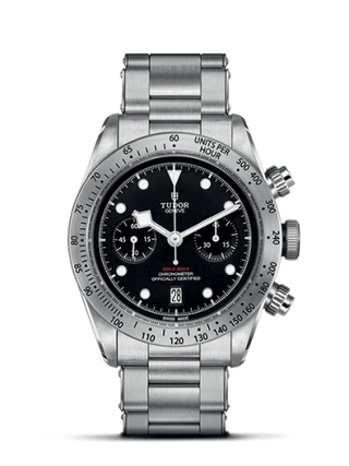 Tudor - 79350-0001  Heritage Black Bay Black Chronograph / Bracelet