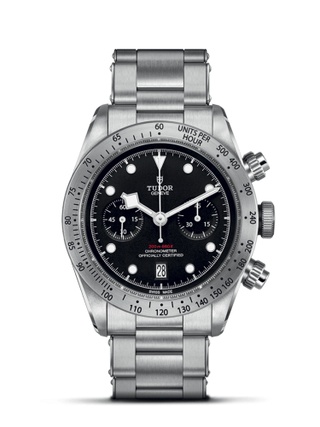 Tudor - 79350-0004  Heritage Black Bay Black Chronograph / Bracelet