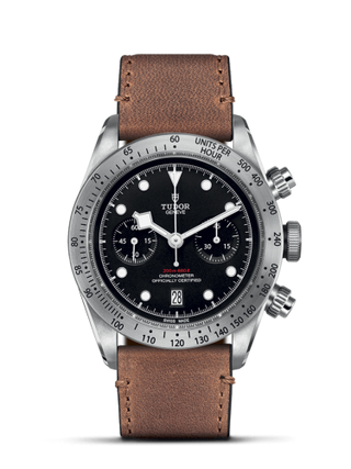 Tudor - 79350-0005  Heritage Black Bay Black Chronograph / Strap