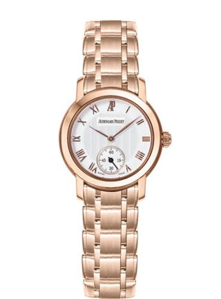 Audemars Piguet - 79386OR.OO.1229OR.01  Jules Audemars Small Seconds Pink Gold / Silver / Bracelet