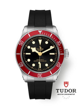 Tudor - 7941A1A0RU-0002  Black Bay Master Chronometer Stainless Steel - Burgundy / Black / Rubber