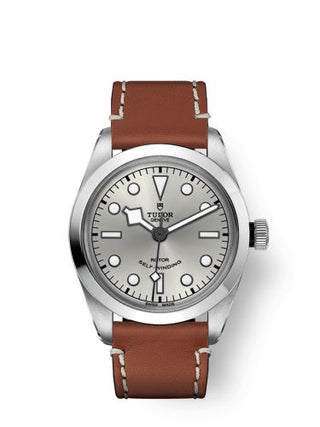 Tudor - 79500-0016  Heritage Black Bay 36 Stainless Steel / Silver / Brown Leather