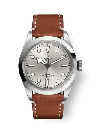 Tudor - 79540-0013  Heritage Black Bay 41 Silver / Brown Leather