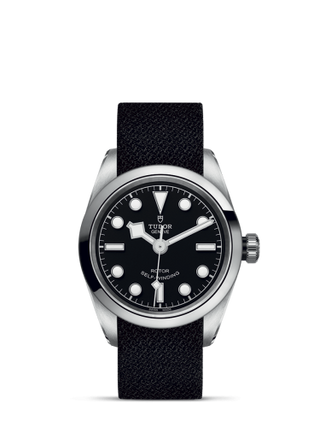 Tudor - 79580-0005  Heritage Black Bay 32 Stainless Steel / Black / Strap