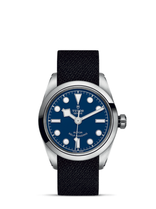 Tudor - 79580-0006  Heritage Black Bay 32 Stainless Steel / Blue / Fabric