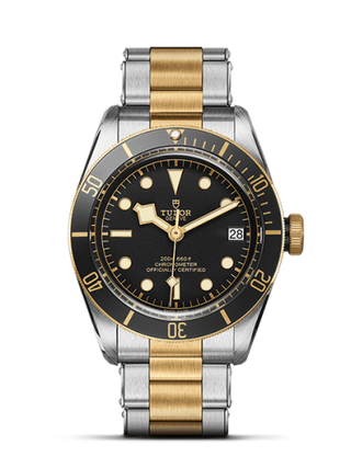 Tudor - 79733N-0002  Heritage Black Bay Black S&G / Stainless Steel / Yellow Gold / Black / Bracelet