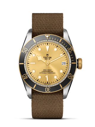 Tudor - 79733N-0006  Heritage Black Bay Black S&G / Stainless Steel / Yellow Gold / Champagne / Fabric