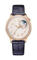 Vacheron Constantin Égérie Moonphase 37 Pink Gold - Diamond / Taupe (8005F/000R-B498)