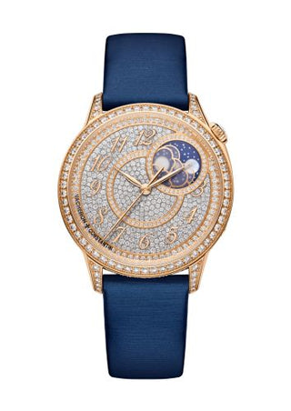 Vacheron Constantin - 8006F/000R-B976  Égérie Moonphase 37 Rose Gold - Diamond / Diamond