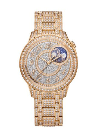 Vacheron Constantin - 8016F/127R-B977  Égérie Moonphase 37 Rose Gold / Diamond - Diamond / Bracelet