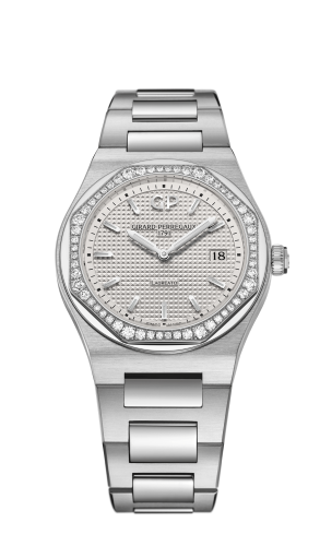 Girard-Perregaux - 80189D11A131-11A  Laureato 34 Quartz Stainless Steel / Diamond / Silver