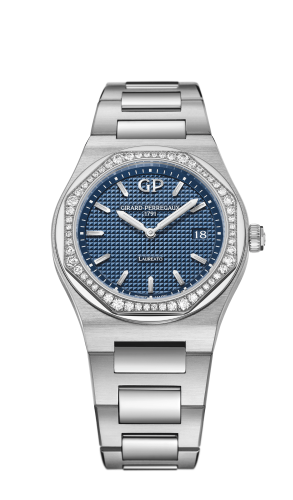 Girard-Perregaux - 80189D11A431-11A  Laureato 34 Quartz Stainless Steel / Diamond / Blue